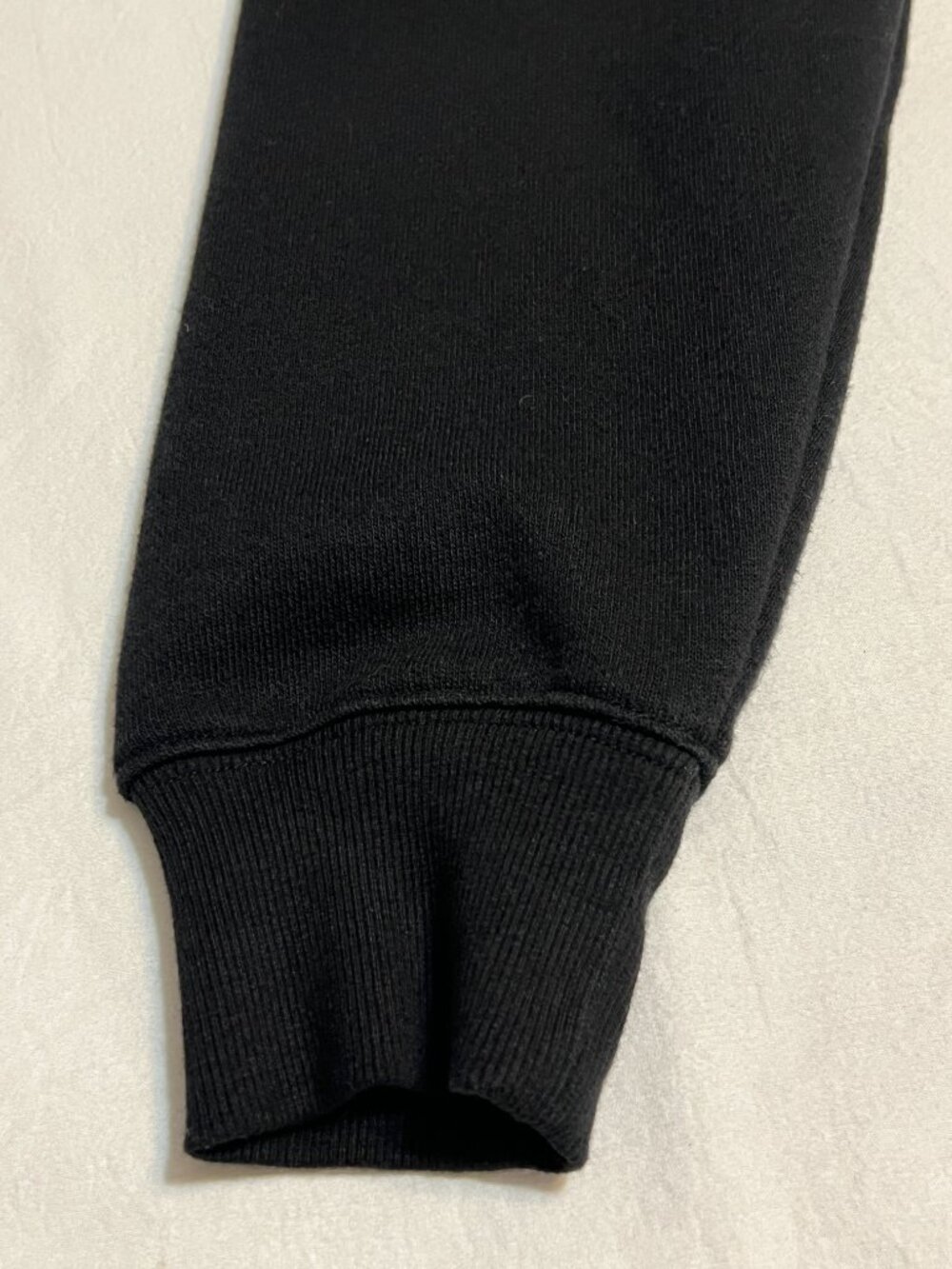 Victoria's Secret Black Sherpa Collar Half Zip Cropped Sweatshirt S Fleece Cozy - Picture 6 of 9